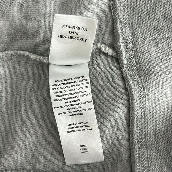Rails Dani Reverse Terry Sweatshirt in Heather Gray Size S - Picture 6 of 10